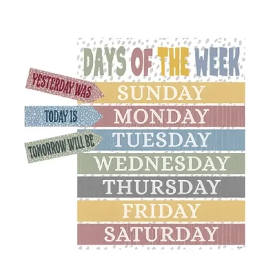 Teacher Created Resources&reg; Classroom Cottage Calendar Bulletin Board Set, 109 Pieces image {2}