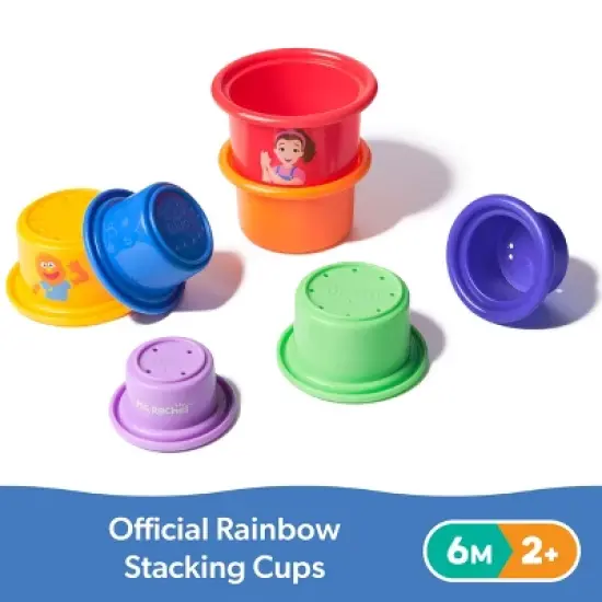 Ms. Rachel Rainbow Stacking Cups - 7pc image {2}