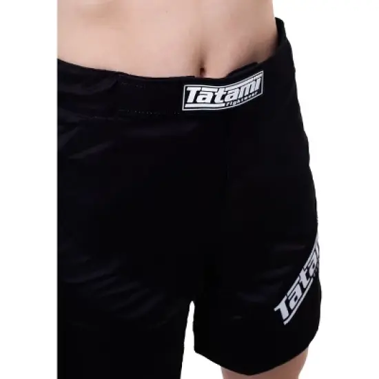 Tatami Fightwear Women's Dynamic Fit IBJJF Fight Shorts - Black image {1}