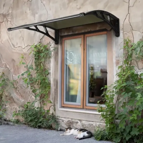 Yescom 40"x40" Dual-Sided Anti-UV50+ Window Awning image {8}