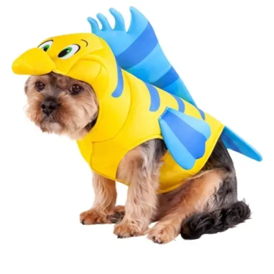 Rubies The Little Mermaid: Flounder Pet Costume image {3}