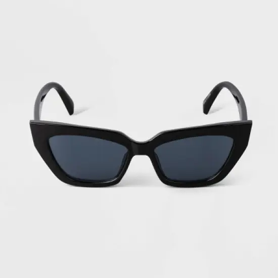 Women's Plastic Retro Angular Cateye Sunglasses - A New Day&trade; image {3}