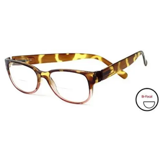 Calabria Bi-Focals 4373CB Reading Glasses with Matching Case. Great"Cheaters" Readers with Stylish European Design image {6}