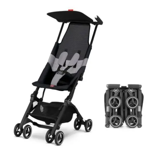 Goodbaby Pockit Air All-Terrain Compact Lightweight Stroller - Velvet Black image {7}
