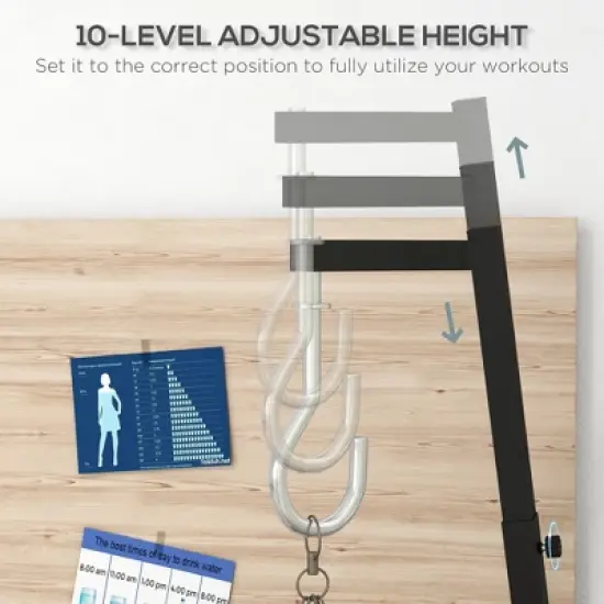 Dexmalle Height Adjustable Heavy Bag Stand with Weighted Base image {4}