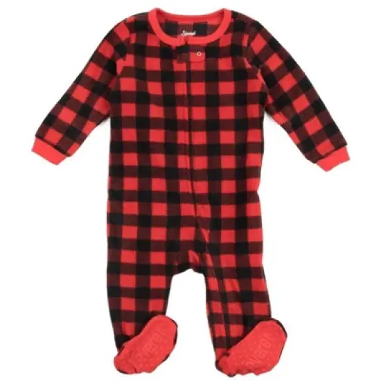 Leveret Footed Sleeper Fleece Christmas Pajamas image {1}