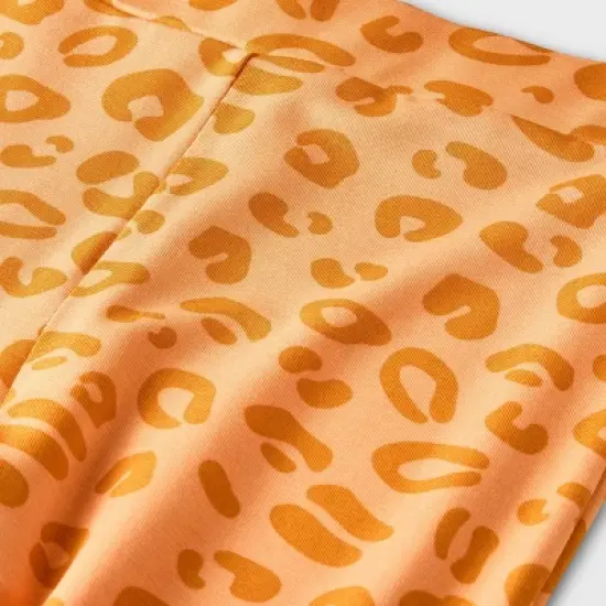 Elle Olivia Toddler Girls' 2pc Reindeer Pajama Set - Tan image {3}