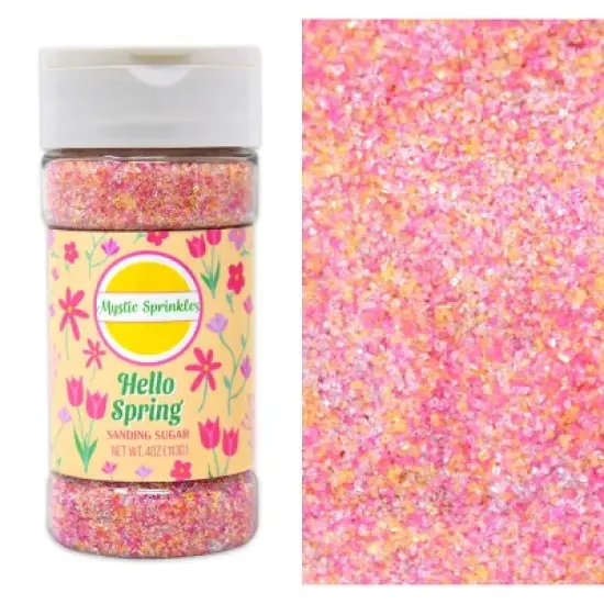 Mystic Sprinkles Hello Spring Sanding Sugar 4oz Bottle image {7}