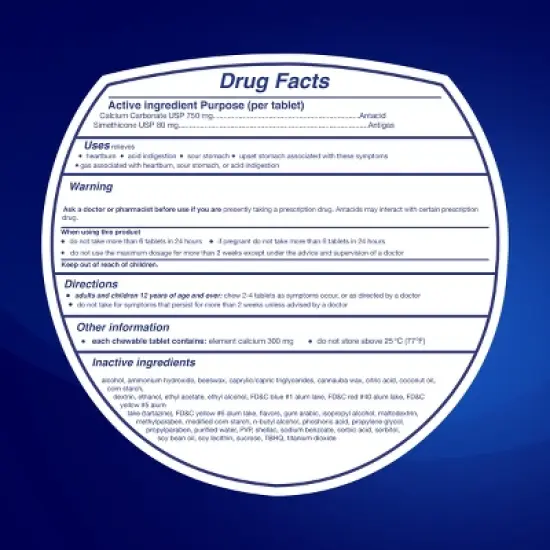 Tums Chewy Bites + Gas Relief Chewable - 54ct image {10}