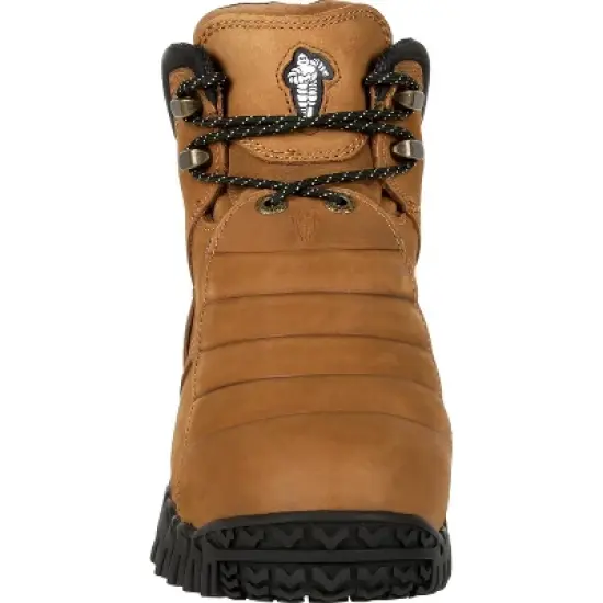 Men's Michelin Sledge Steel Toe Metatarsal Work Boots, XPX761, Brown image {2}