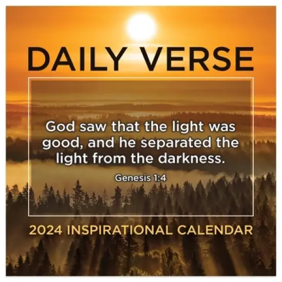 TF Publishing 2024 Daily Desktop Calendar 5.25"x5.25" Daily Verse image {3}