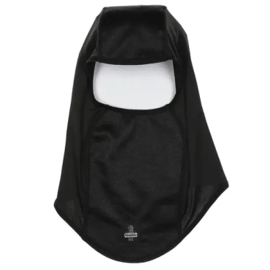 RefrigiWear Moisture Wicking Thin Stretch Open-Hole Balaclava Face Mask (Black, One Size Fits All) image {1}