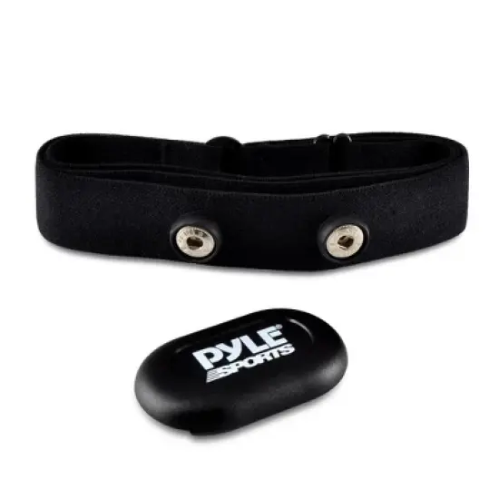 Pyle Bluetooth Training Heart Rate Monitor & Transmitter &ndash; Wireless, Soft Fabric Chest Strap, iOS & Android Compatible image {2}
