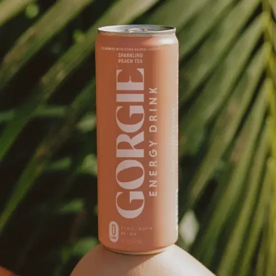 Gorgie Peach Tea Energy Drink - 12 fl oz Can image {5}