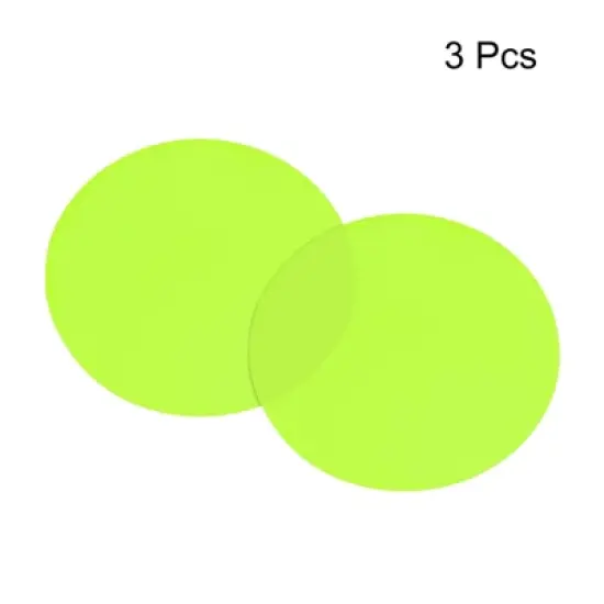 Unique Bargains Silicone Heat Insulation Flexible Non-slip Jar Opener Yellow Green 3 Pcs image {2}