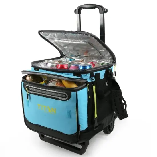 Titan Deep Freeze 40qt Rolling Cooler image {1}