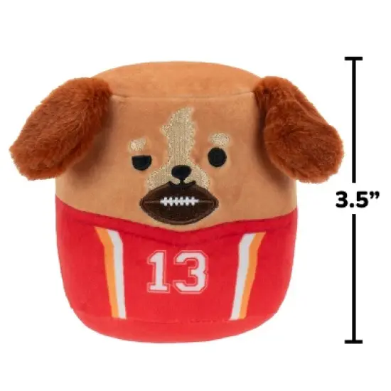 Chew Mees by Squishmallows Cowgirl and Football Player Dog Plush Toy image {8}