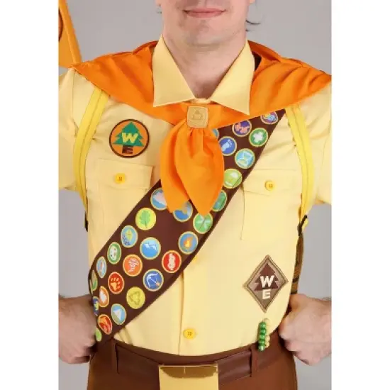 HalloweenCostumes.com Mens Deluxe Disney Russell UP Halloween Costume | Adult Disney Costumes | Wilderness Explorer Outfit image {1}