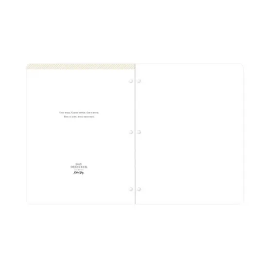 Blue Sky Day Designer Monthly Deluxe Planning Calendar 8.5"x11" Marjorie Floral Clear image {12}