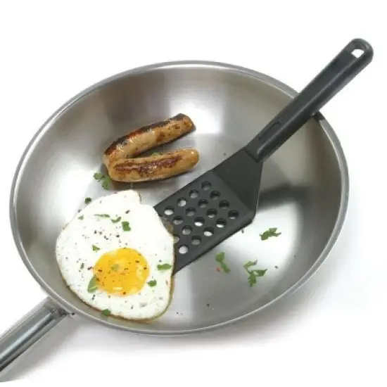 Norpro 10" My Favorite Beveled Heat Resistant Nylon Turner Spatula w/ Holes image {2}