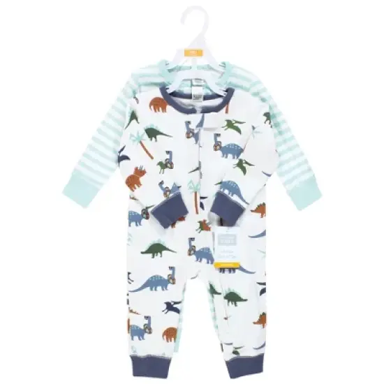 Hudson Baby Cotton Sleep and Play, Beach Dino image {1}