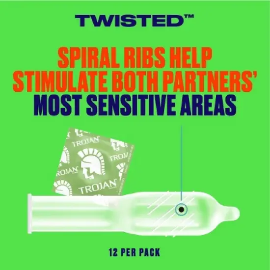 Trojan Pleasure Variety Pack Lubricated Latex Condoms image {3}