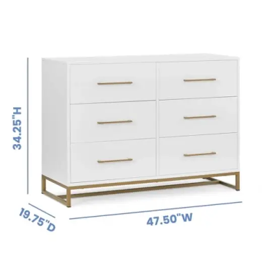 Delta Children Jade 6 Drawer Dresser image {6}