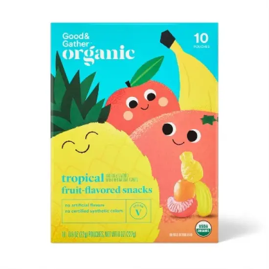 Organic Tropical Fruit Snacks - 8oz/10ct - Good & Gather&trade; image {3}
