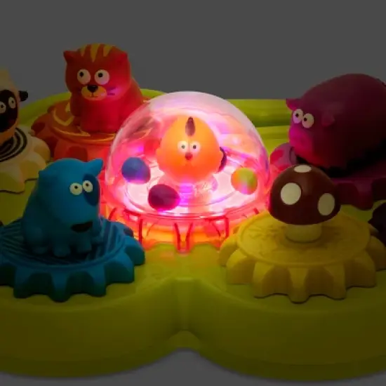 B. toys Musical Animal Shape Sorter - Mooosical Gears image {3}