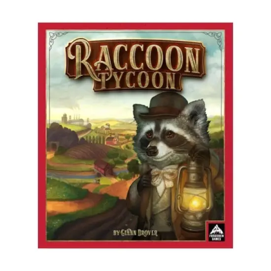 Forbidden Games Raccoon Tycoon Board Game: Strategy & War Game for 2-5 Players, Includes Tokens & Tiles, 1-2 Hour Play image {1}