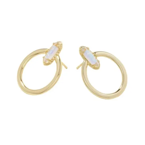 Kendra Scott Emma Open Frame Hoop Earrings image {5}