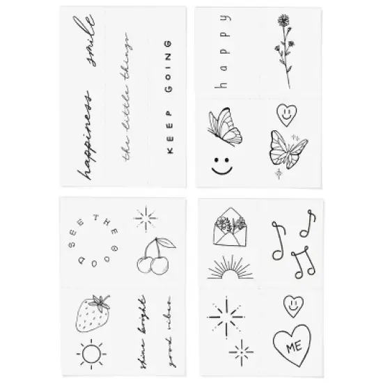 INKED by Dani Feel Good Pack Temporary Tattoos - 20ct image {3}