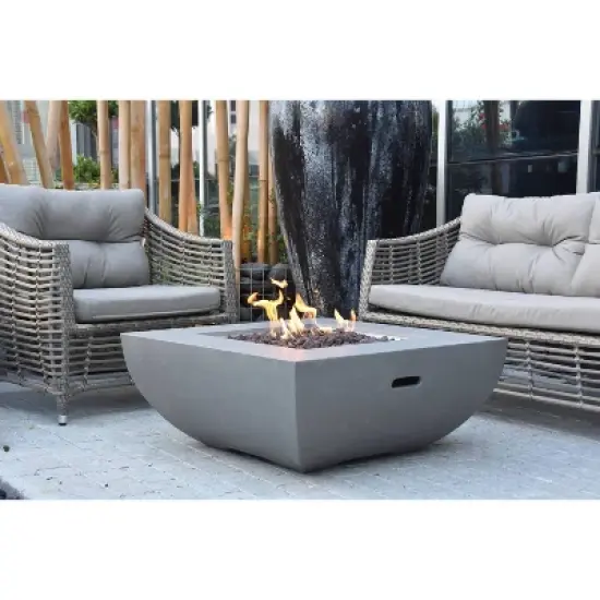 Westport 34" Natural Gas Fire Pit Outdoor Backyard Patio Heater - Elementi image {3}