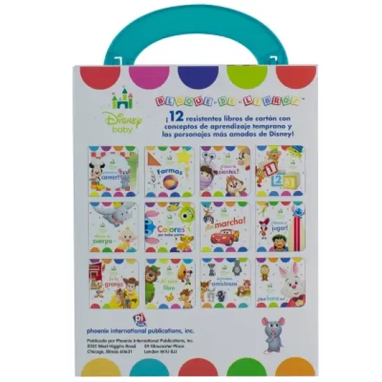 Disney Baby Spanish - My First Library 12 Block set (Board Book) by Phoenix image {3}