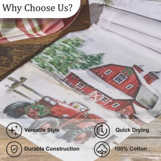 Park Designs Christmas At The Farm Table Runner 13" X 54" image {4}