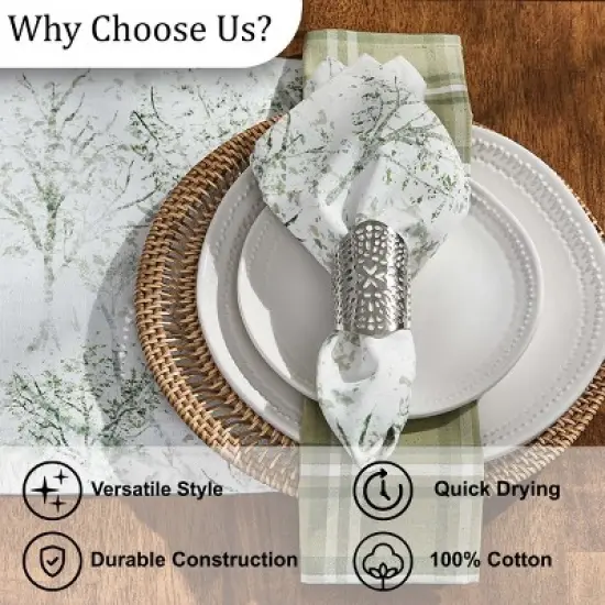 Park Designs Brookgreen Green Forest Napkin Set of 4 image {5}