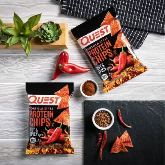 Quest Nutrition Chips Hot & Spicy Tortilla image {2}