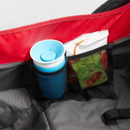 Radio Flyer Duoflex Bike Trailer to Stroller - Gray/Red/Black image {7}