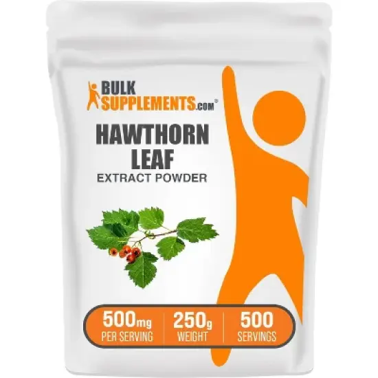 BulkSupplements Hawthorn Leaf Extract Powder image {6}