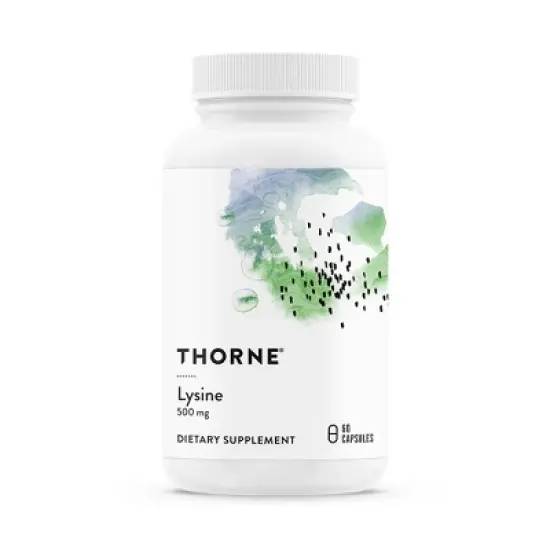 THORNE Lysine - Essential Amino Acid for Skin Health, Energy Production, and Immune Function* - 500 mg - 60 Capsules image {8}
