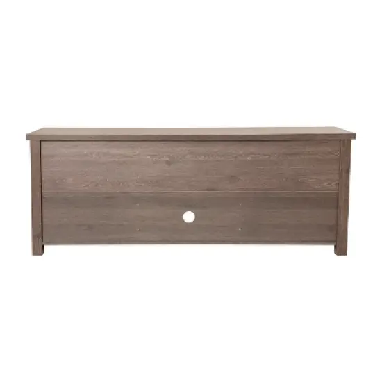 Emma and Oliver TV Stand for up to 80" TV's - 65" Media Console with Classic Full Glass Doors & 3 Adjustable Shelves image {10}