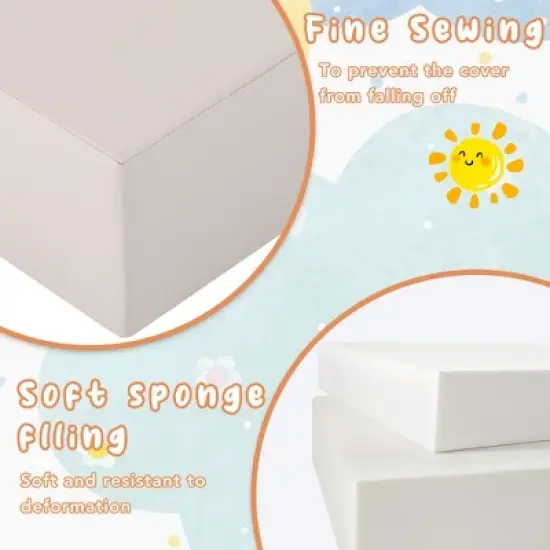 Dexmalle Soft Climb and Crawl Foam Playset 6 in 1 image {7}