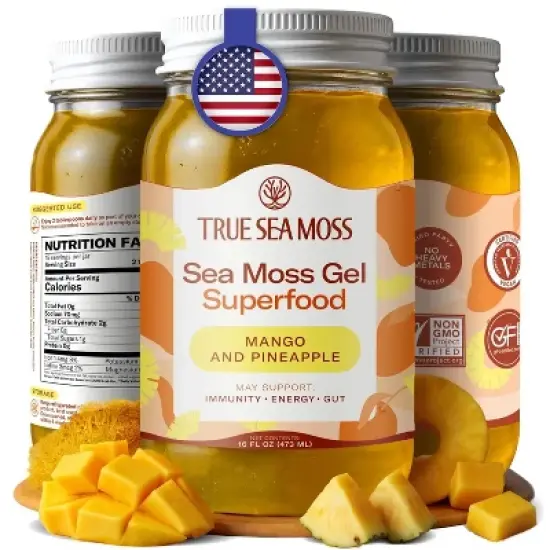 MANGO & PINEAPPLE SEA MOSS GEL image {9}
