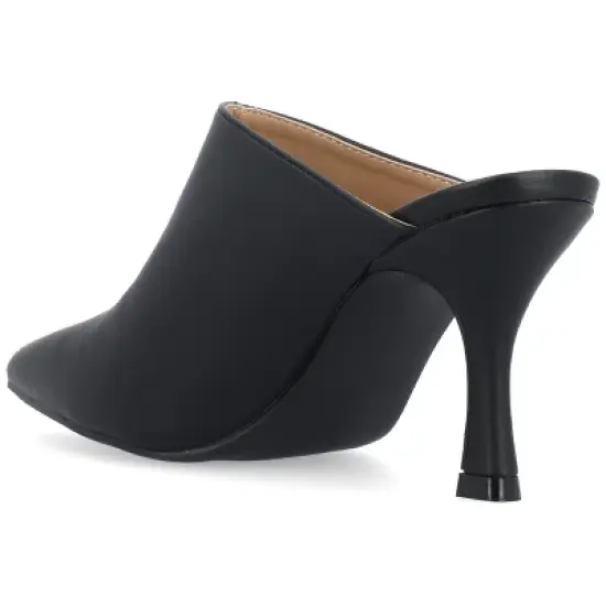Journee Collection Womens Shiyza Mules High Stiletto Pointed Toe Pumps image {6}