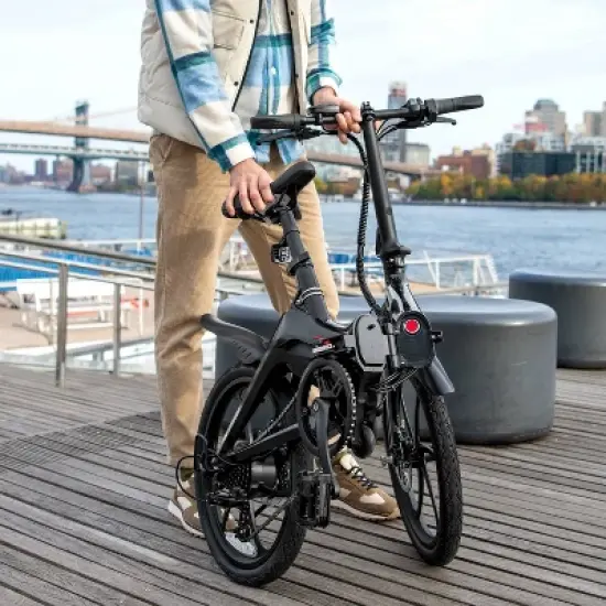 Jetson J8 20" Step Over Electric Bike - Black image {9}
