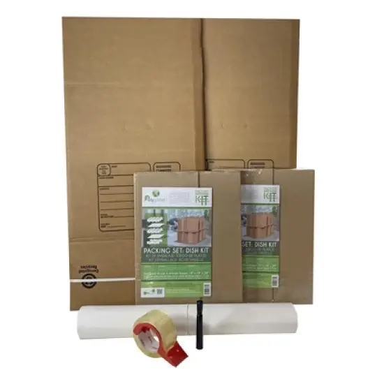 UBMOVE Kitchen Packing Boxes & Supplies Kit #2 - 2 Kitchen Boxes & Partitions image {2}