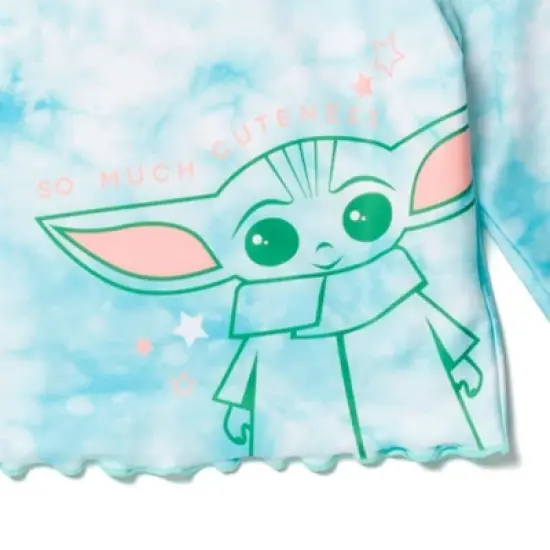 Star Wars The Child Girls Rash Guard and Bikini Bottom Little Kid to Big Kid  image {5}