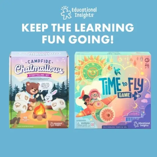 Educational Insights Time to Learn Telling Time Activity Set: Teaching Aid for Preschool & Elementary Grades image {8}