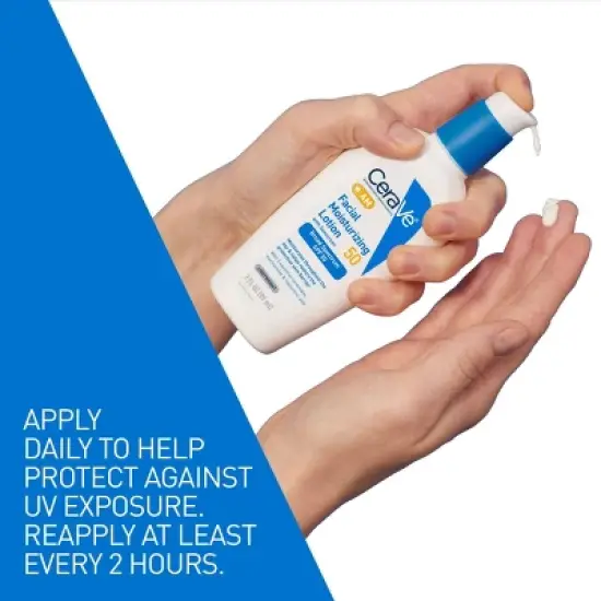 CeraVe Facial Moisturizing Lotion AM SPF50 - 3 fl oz image {4}