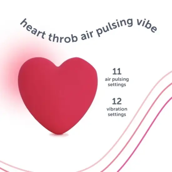 plusOne Heart Throb Air Pulsing Vibrator image {7}